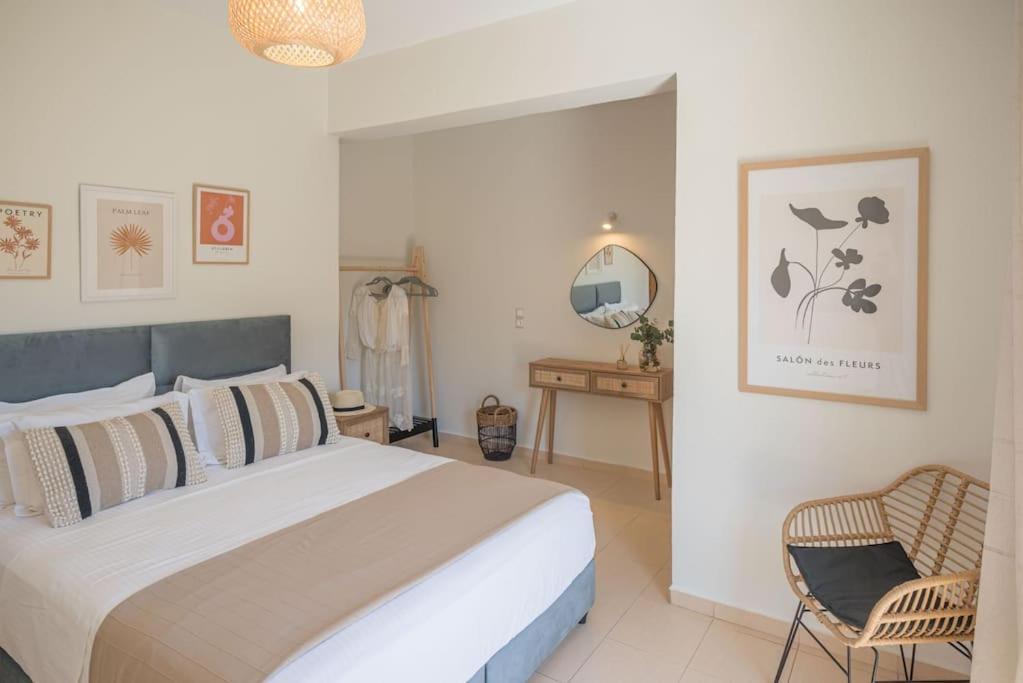 Summer Blue Apartments Chania Hriszí Aktí Haniá Kültér fotó