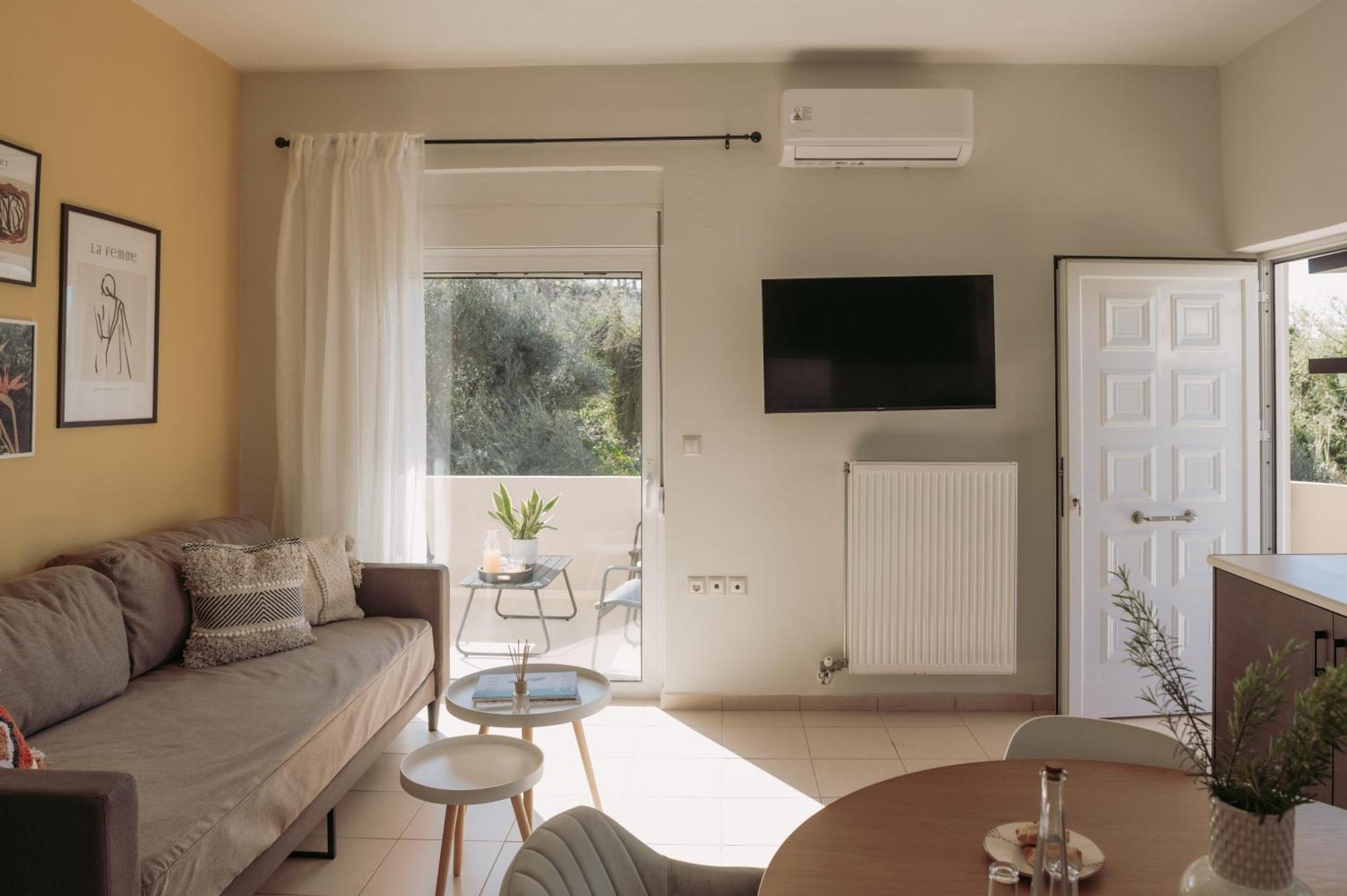 Summer Blue Apartments Chania Hriszí Aktí Haniá Kültér fotó